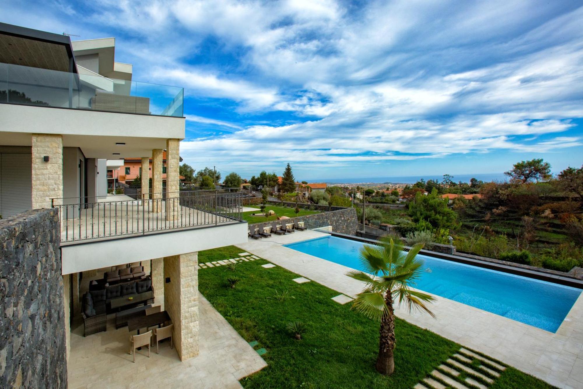 Villa Rita Pool & Spa Mascalucia Esterno foto